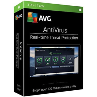 AVG Antivirus - 3 PCs - 1 Year