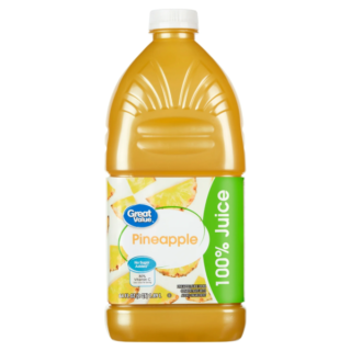 Great Value Pineapple 100% Juice